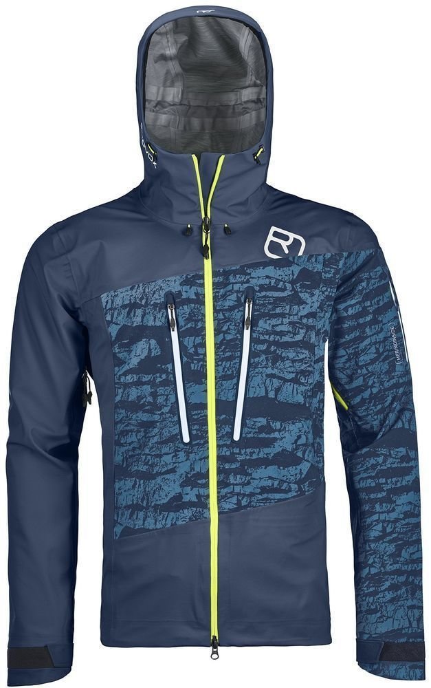 Ski Jacket Ortovox 3L Guardian Shell M Night Blue XL