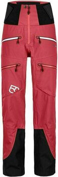 Pantalons de ski Ortovox 3L Guardian Shell W Hot Coral S - 1