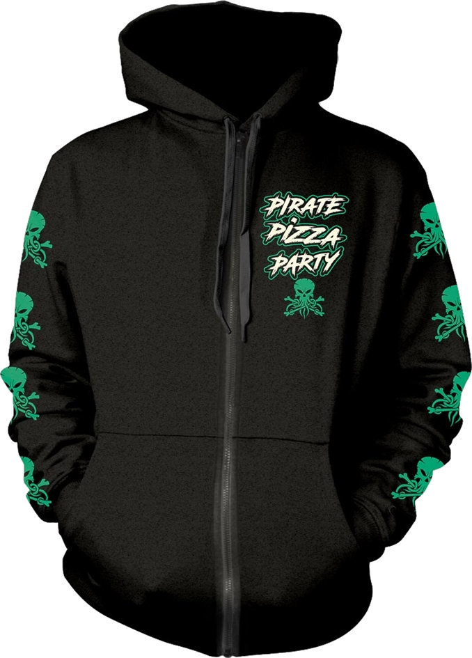 Hoodie Alestorm Pirate Pizza Party Black L Hoodie