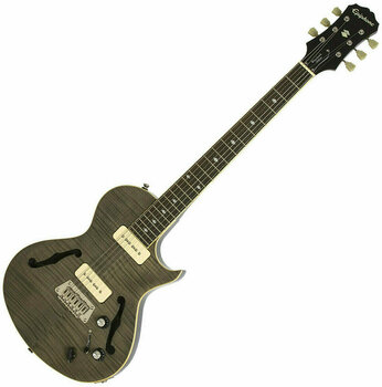 Semi-akoestische gitaar Epiphone Blueshawk Deluxe Translucent Black - 1
