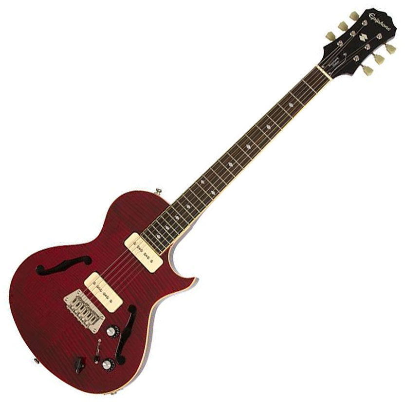Puoliakustinen kitara Epiphone Blueshawk Deluxe Wine Red