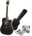 Elektroakustická gitara Dreadnought Epiphone PRO-1 Ultra Acoustic Electric Ebony SET Eben