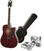 Elektroakustinen kitara Epiphone PRO-1 Ultra Acoustic Electric Wine Red SET Wine Red
