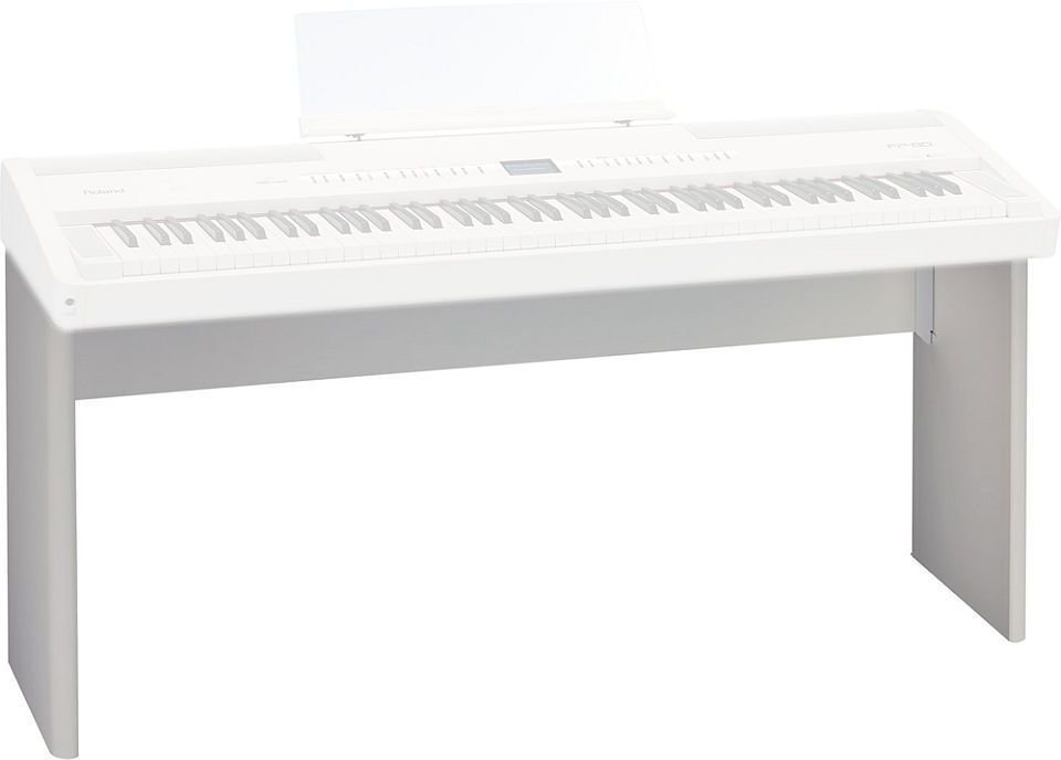 Soporte de teclado de madera Roland KSC 76 Blanco