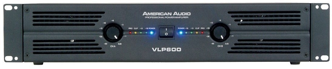 Vermogens eindversterker American Audio VLP600 Vermogens eindversterker