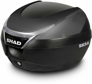 Kufer / Torba na tylne siedzenie motocykla Shad Top Case SH34 Carbon - 1
