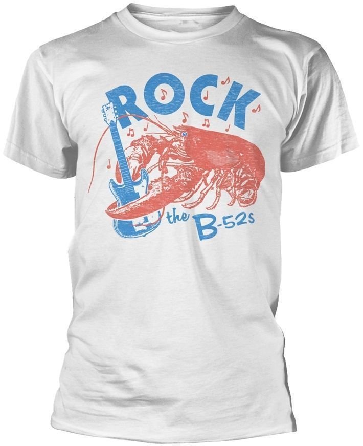 Shirt B-52's Shirt The Rock Lobster Heren White L