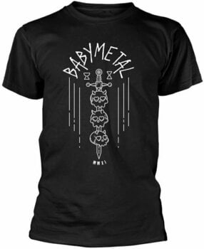 T-shirt Babymetal Skull Sword Unisex Black 2XL T-shirt - 1