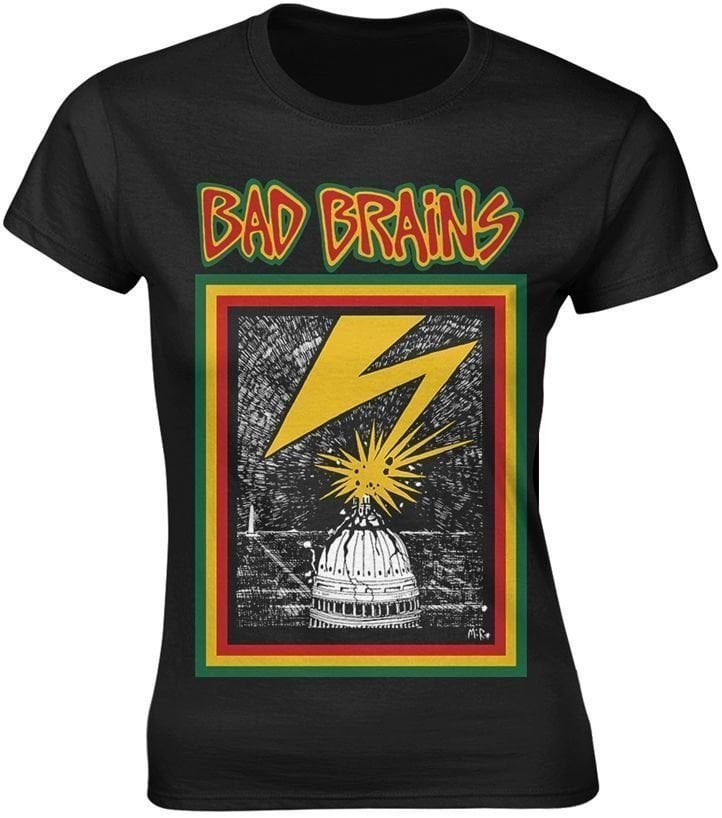 T-shirt Bad Brains Logo Black S T-shirt