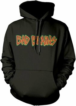 Luvtröja Bad Brains Luvtröja Logo Black S - 1
