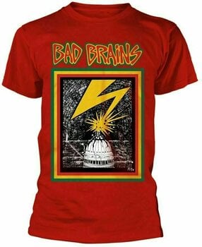 Koszulka Bad Brains Koszulka Logo Męski Red S - 1