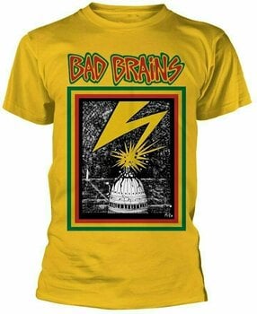 T-Shirt Bad Brains T-Shirt Logo Herren Yellow M - 1