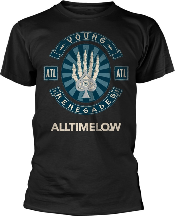 T-shirt All Time Low T-shirt Skele Spade Homme Black 2XL