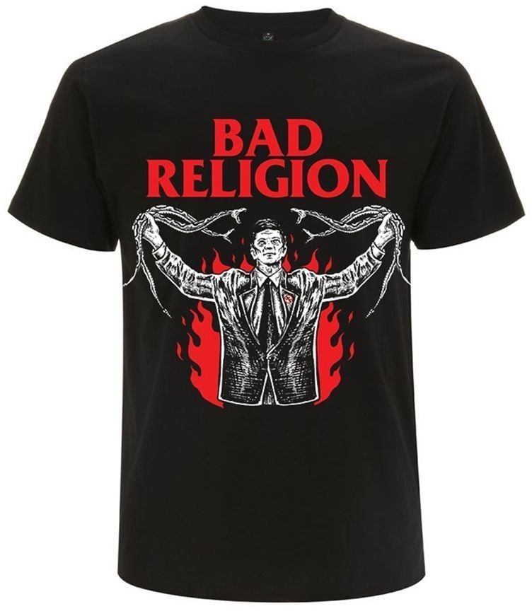 Skjorte Bad Religion Skjorte Snake Preacher Mand Sort L
