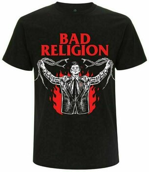 Skjorte Bad Religion Skjorte Snake Preacher Mand Sort L - 1