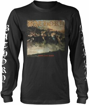 Shirt Bathory Shirt Blood Fire Death Heren Black S - 1