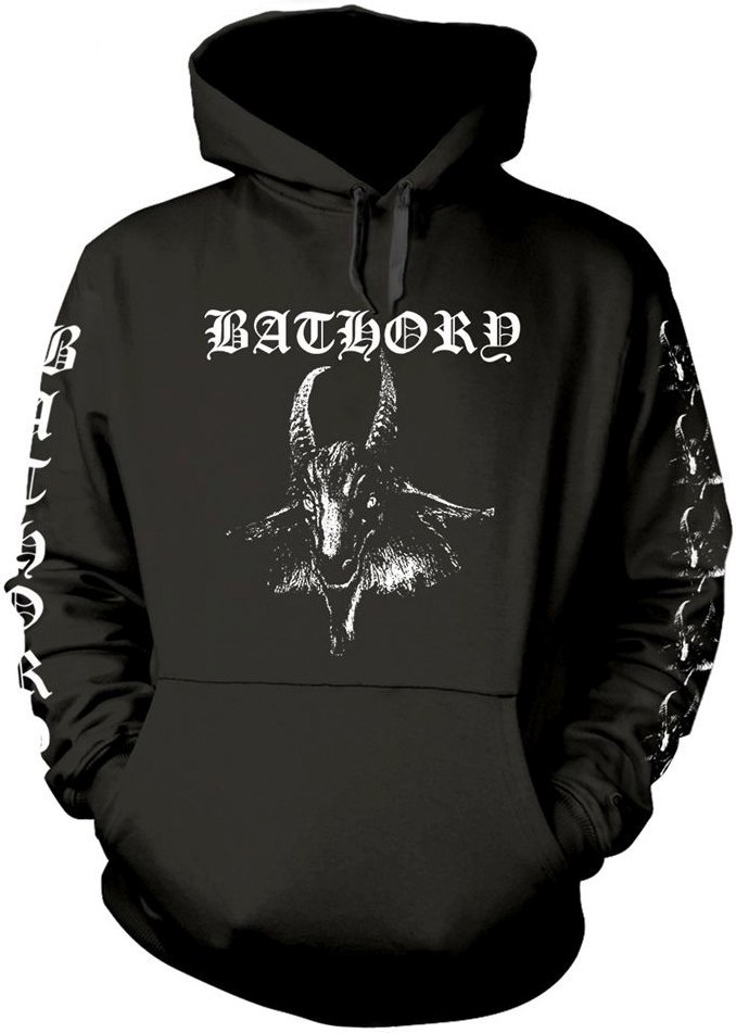 Hættetrøje Bathory Hættetrøje Goat Black L