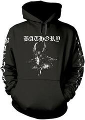 Felpa con cappuccio Bathory Goat Black L Felpa con cappuccio