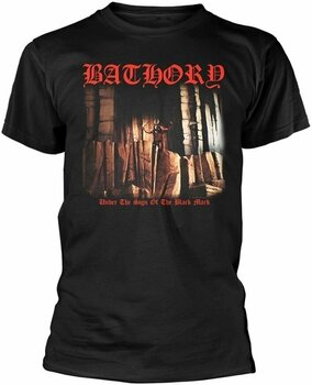T-Shirt Bathory T-Shirt Under The Sign Herren Black S - 1