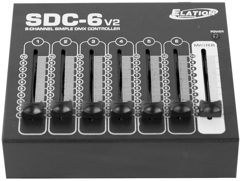 Lighting Controller, Interface ADJ SDC-6 Faderdesk V2 black