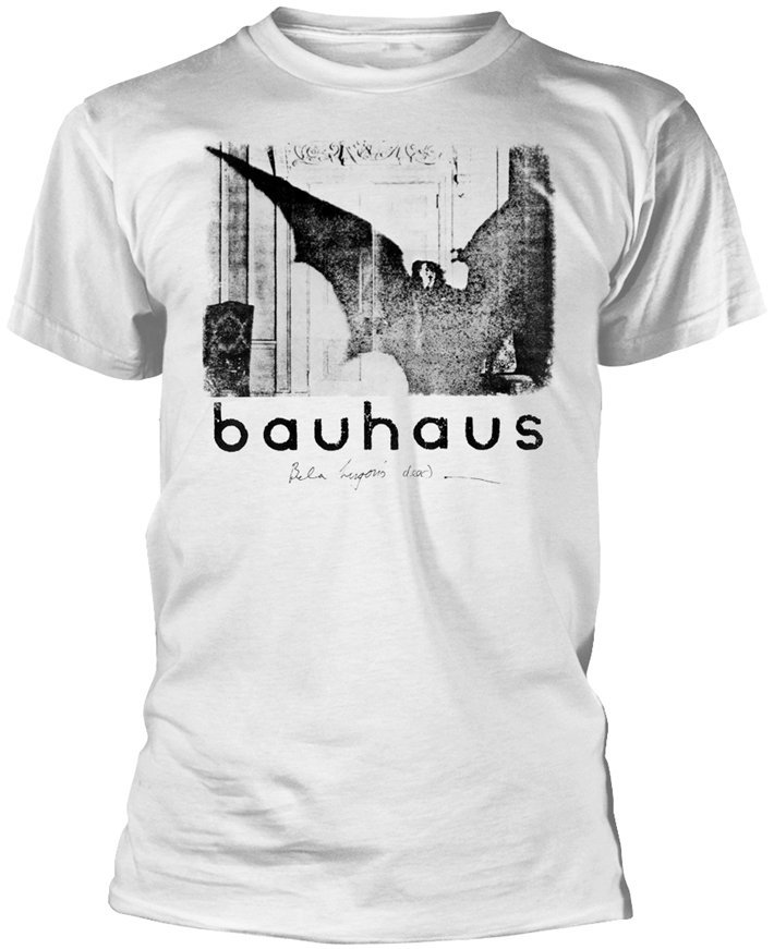 T-Shirt Bauhaus T-Shirt Bela Lugosi's Dead Single Herren White L