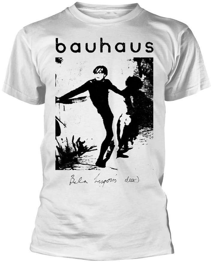 Skjorta Bauhaus Bela Lugosi's Dead White S Skjorta
