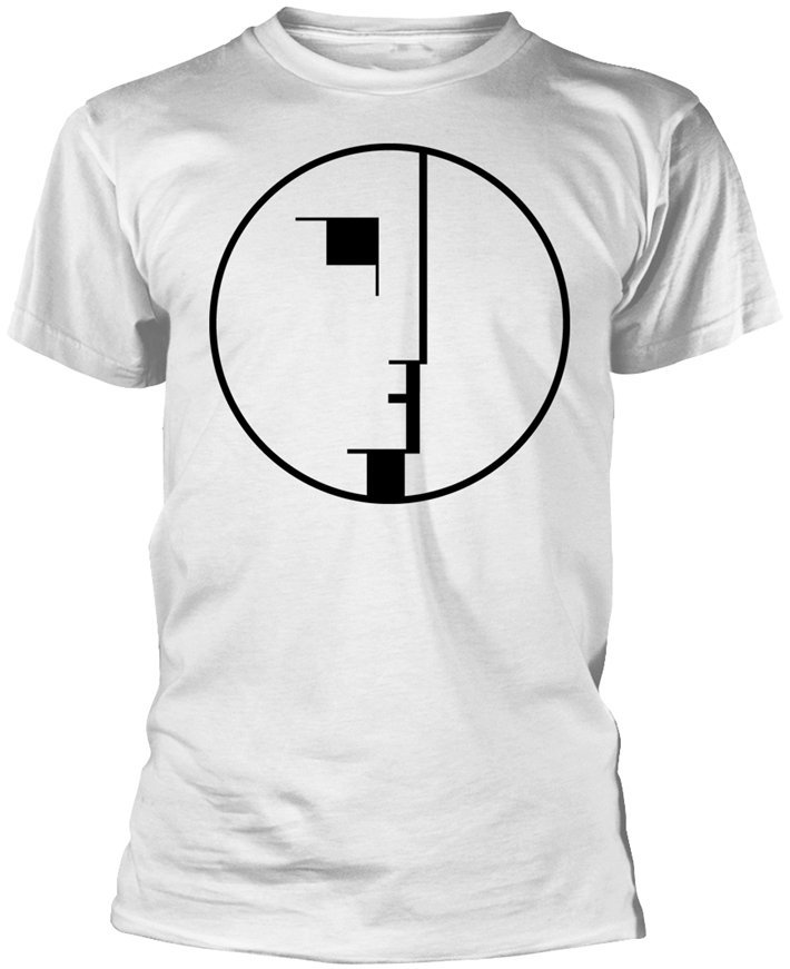 T-shirt Bauhaus Logo White L T-shirt