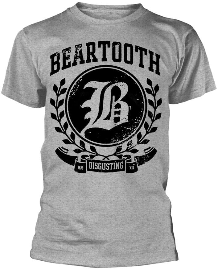 T-shirt Beartooth Disgusting Grey XL T-shirt