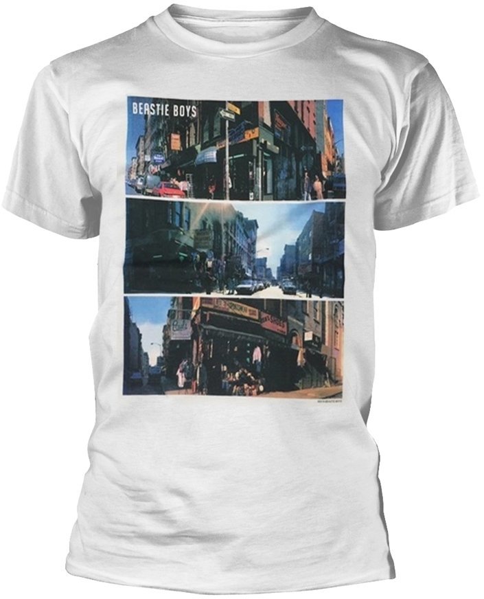 Skjorte Beastie Boys Skjorte Street Images hvid XL