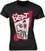 T-shirt The Beat Record Player Girl Black M T-shirt