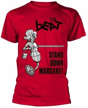 Maglietta The Beat Maglietta Stand Down Margaret Maschile Red S - 1
