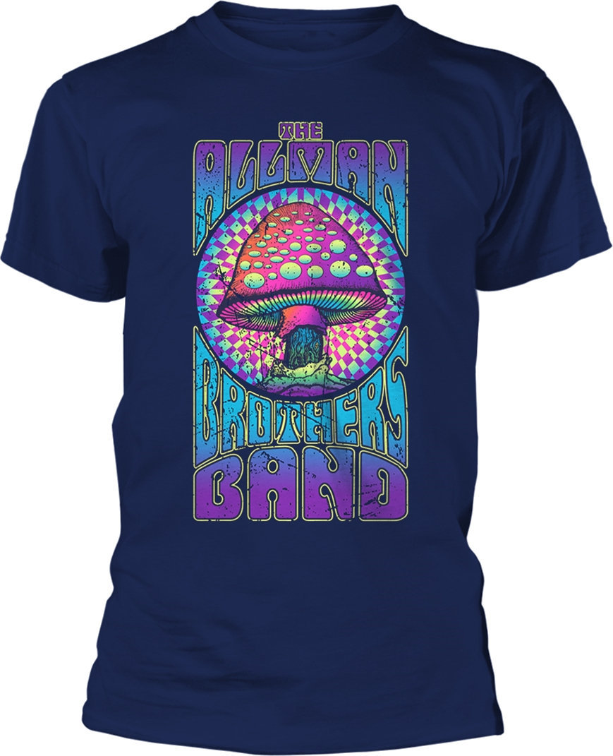 T-shirt The Allman Brothers Band Mushroom Blue XL T-shirt
