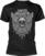 Camiseta de manga corta Amon Amarth Camiseta de manga corta Grey Skull Hombre Negro S