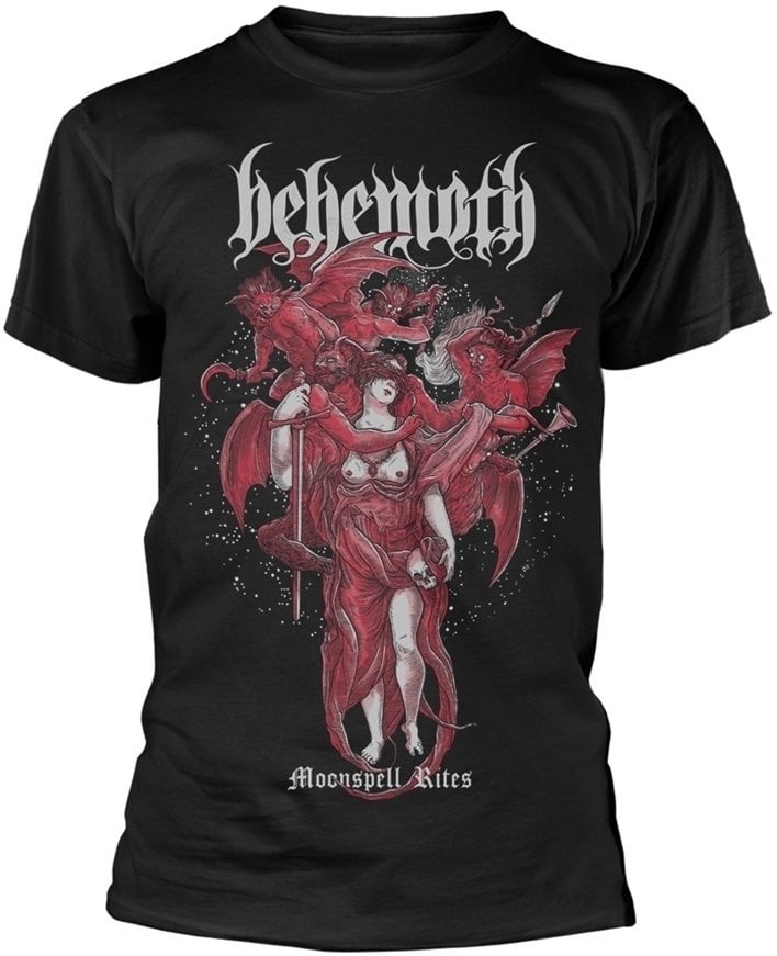 T-Shirt Behemoth T-Shirt Moonspell Rites Herren Black M