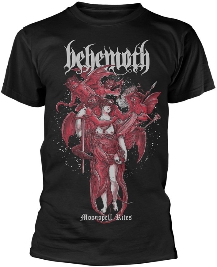 T-shirt Behemoth T-shirt Moonspell Rites Homme Black XL