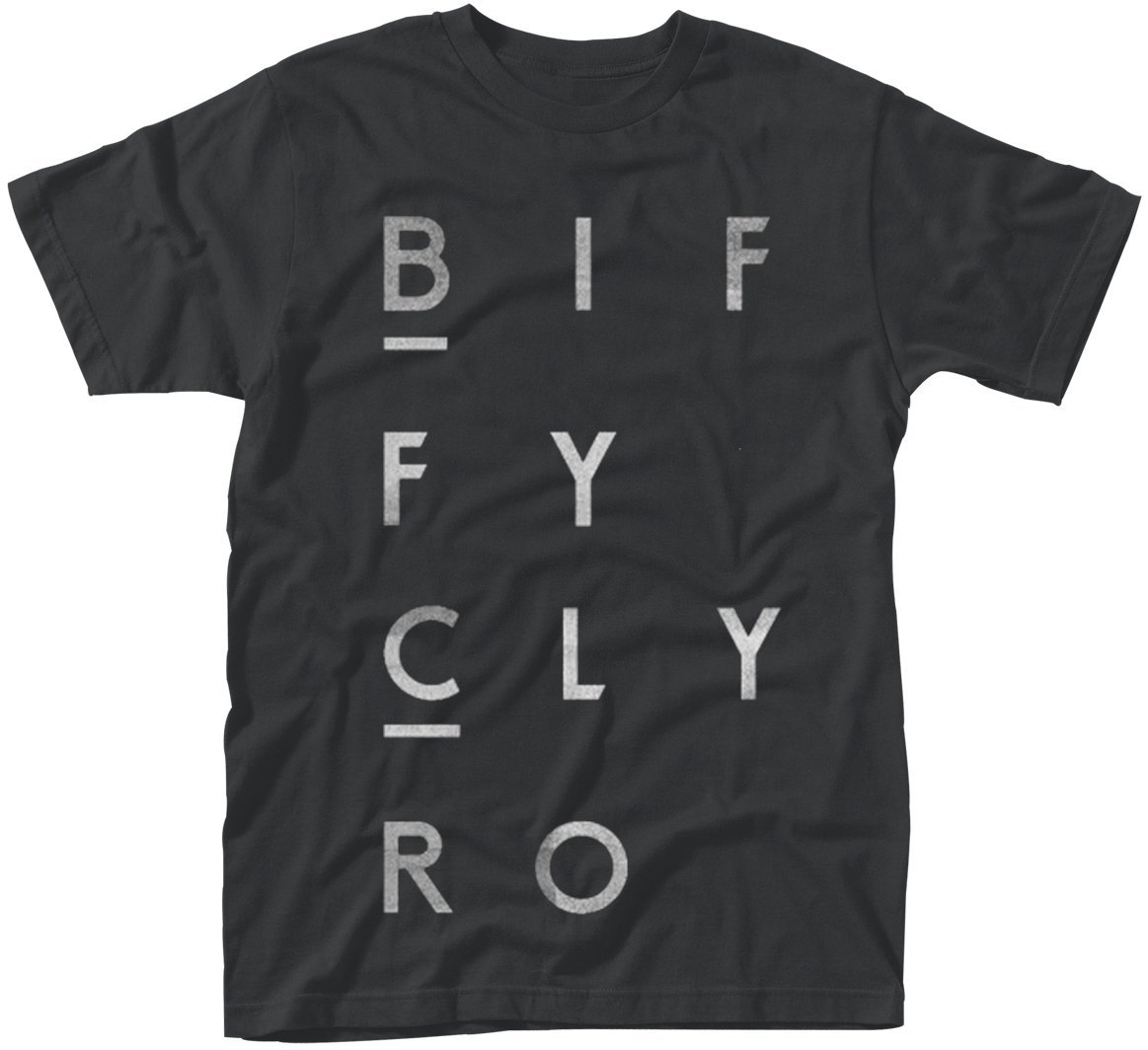 T-shirt Biffy Clyro Blocks Logo Black 2XL T-shirt
