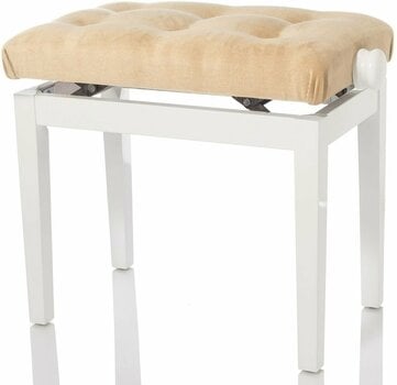 Wooden or classic piano stools
 Bespeco SG 102 White - 1