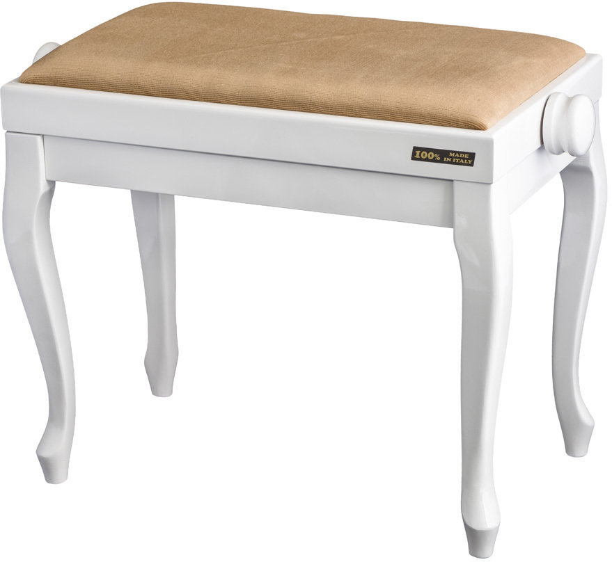 Dřevěné nebo klasické klavírní židle
 Bespeco SG 107 Bílá