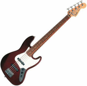 5-струнна бас китара Fender Standard Jazz Bass V Midnight Wine - 1