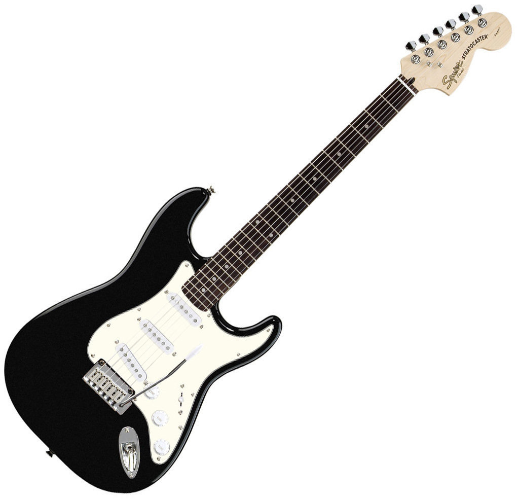 Elektrinė gitara Fender Squier Standard Stratocaster RW Black Metallic