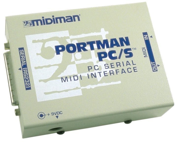 Accessoires pour studio M-Audio Portman PC/S External 1x1 Serial MIDI Interface