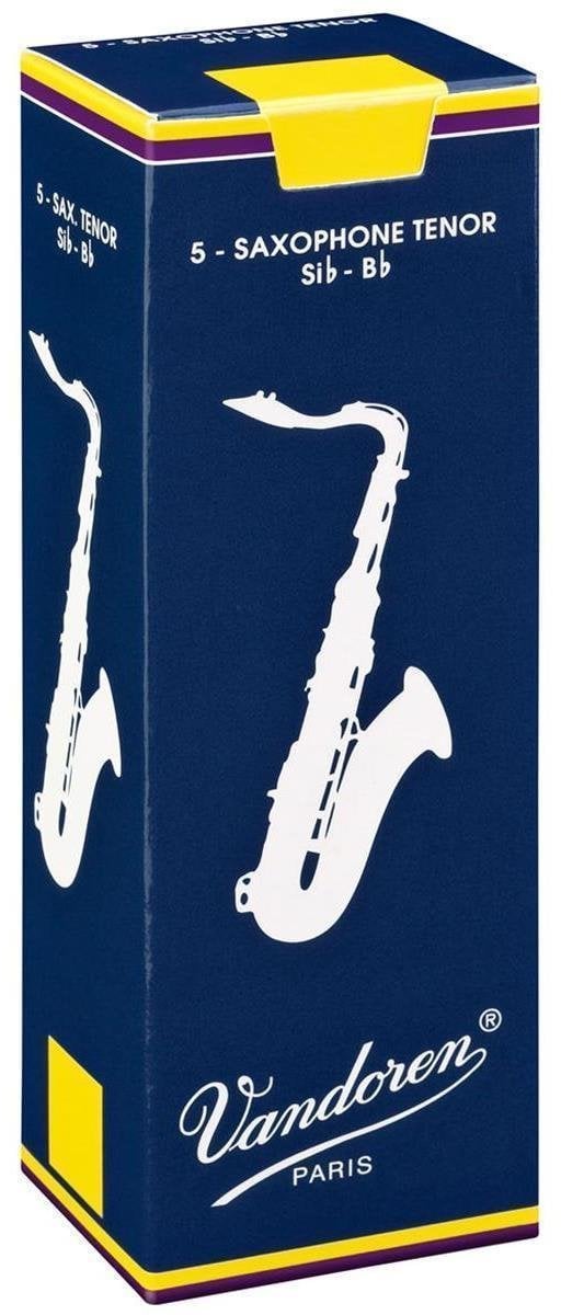 Тръстикова пластинка за тенор саксофон Vandoren Classic Blue Tenor 3.0 Тръстикова пластинка за тенор саксофон