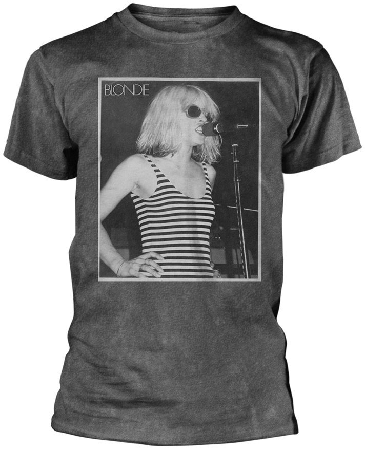 Shirt Blondie Striped Singing Premium Grey XL Shirt