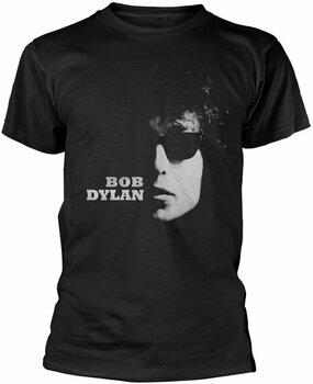 T-shirt Bob Dylan T-shirt Face Noir S - 1