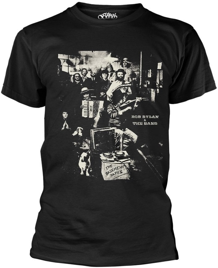 T-Shirt Bob Dylan & The Band T-Shirt Logo Schwarz S