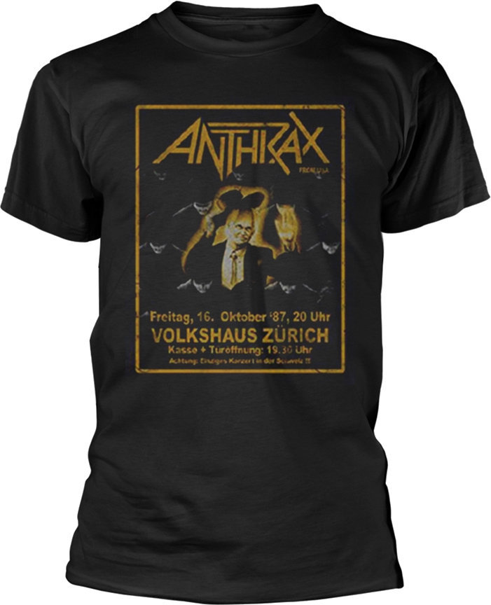 T-shirt Anthrax Among The Living Black L T-shirt