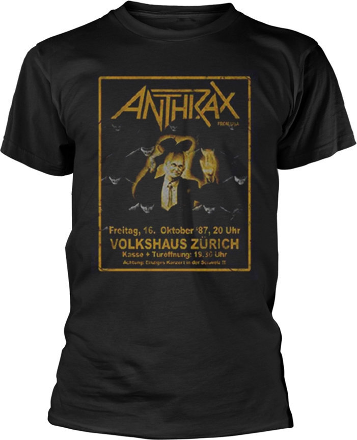 T-Shirt Anthrax T-Shirt Among The Living Male Black 2XL