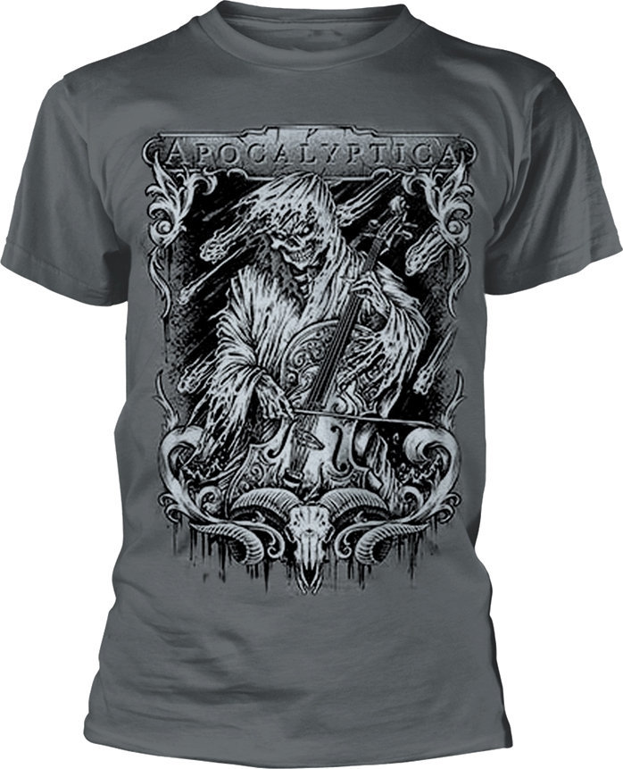 T-shirt Apocalyptica T-shirt Stringsreaper Masculino Grey S