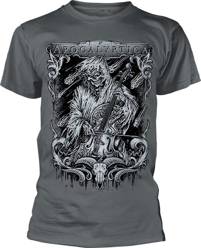 T-shirt Apocalyptica Stringsreaper Grey M T-shirt