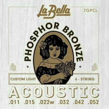 Guitar strings LaBella 7GPCL Phosphor Bronze - 1
